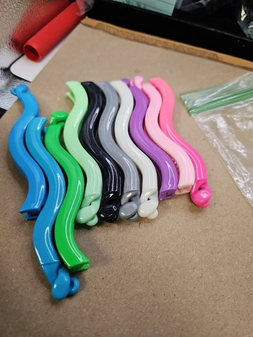 Banana Hair Clip-on Lot Of 10